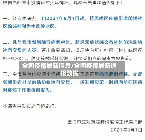 全国疫情最新信息/全国疫情最新通报数据