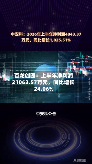 百龙创园：上半年净利润21063.57万元，同比增长24.06%-第2张图片