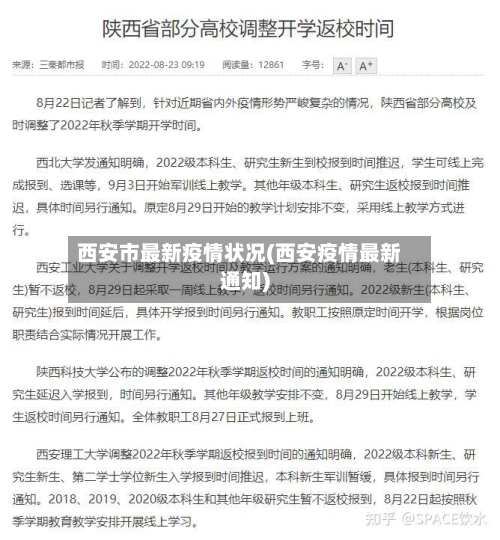 西安市最新疫情状况(西安疫情最新通知)