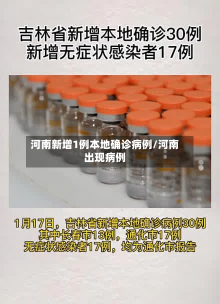 河南新增1例本地确诊病例/河南出现病例