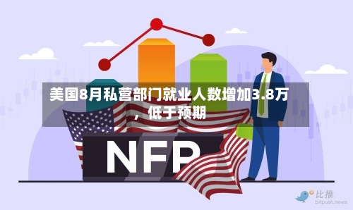 美国8月私营部门就业人数增加3.8万，低于预期-第2张图片