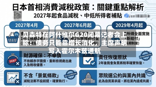 贝森特在阿什维尔G20闭幕记者会上称：债务只能靠增长消化，主席声明写入霍尔木兹通航-第2张图片