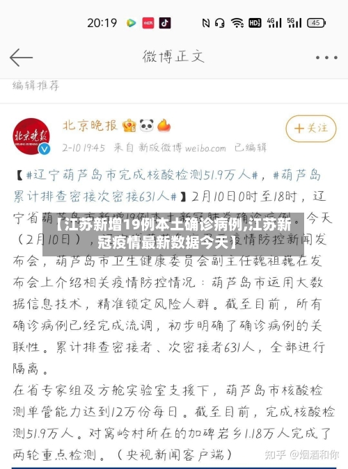 【江苏新增19例本土确诊病例,江苏新冠疫情最新数据今天】-第2张图片