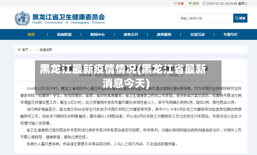 黑龙江最新疫情情况(黑龙江省最新消息今天)-第2张图片
