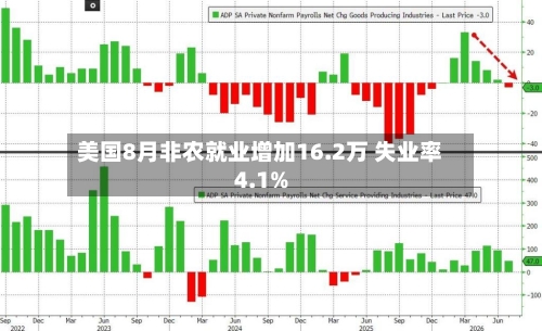 美国8月非农就业增加16.2万 失业率4.1%